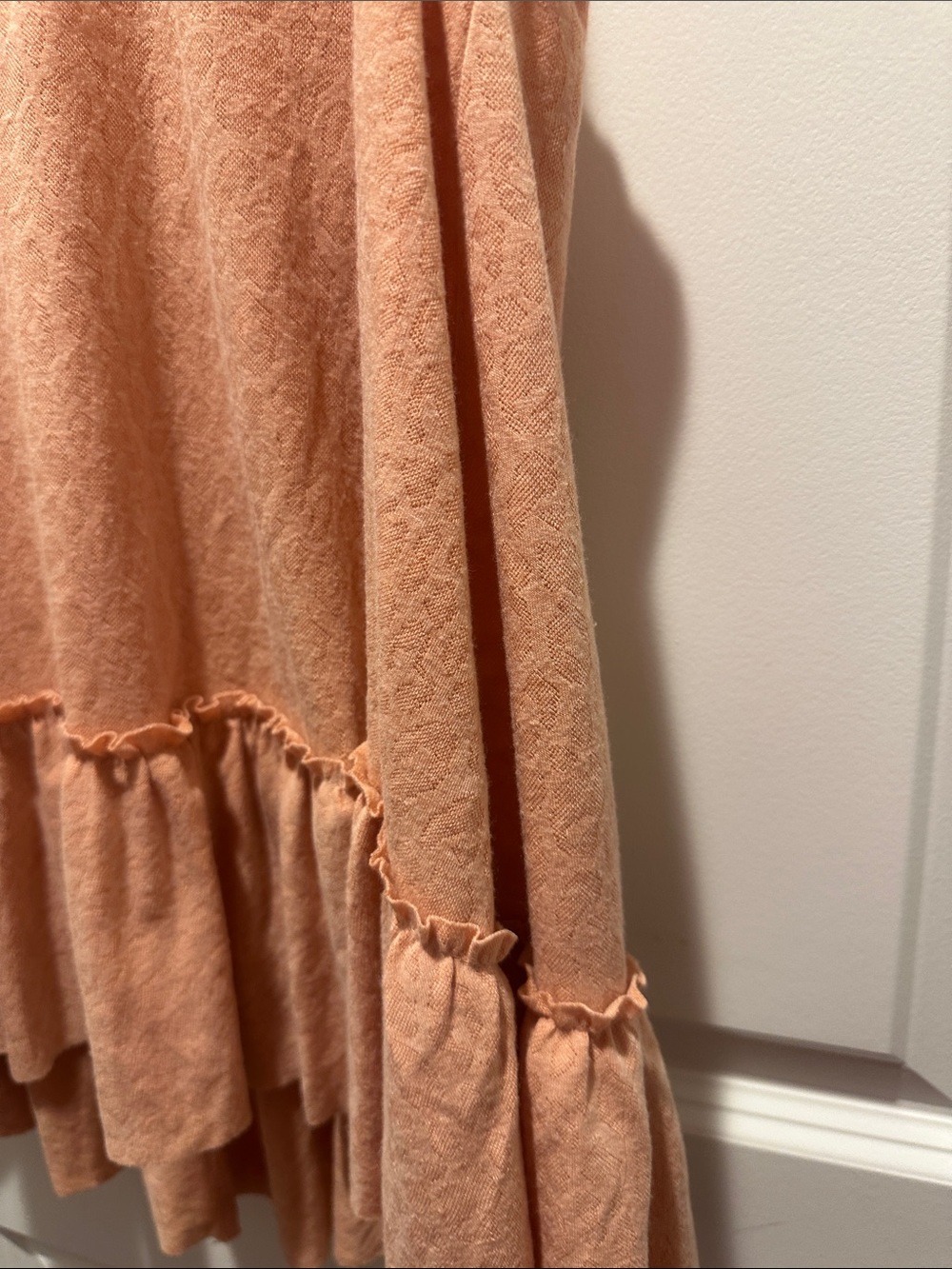 Love Riche Peach Ruffle-Hem Tank - Picture 8 of 9
